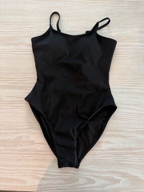 TA3 Sculpting Tummy Control One Piece Black Swimsuit